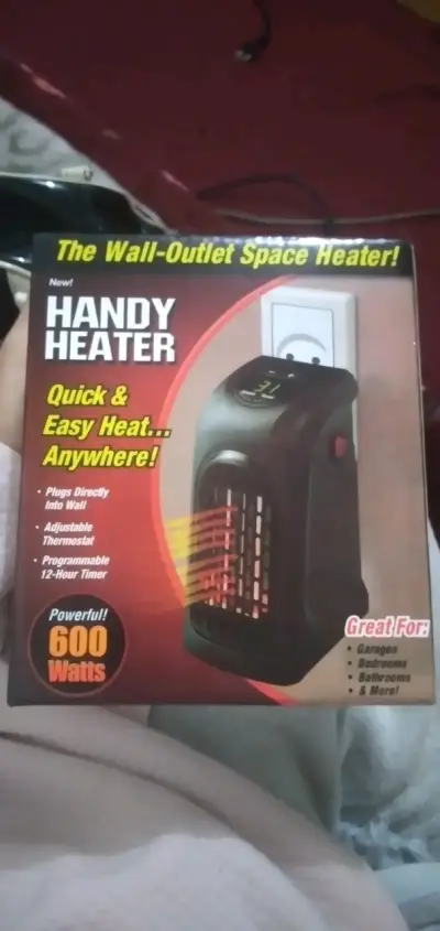 Calefactor eléctrico Handy Heater 600W portátil - miniatura 1