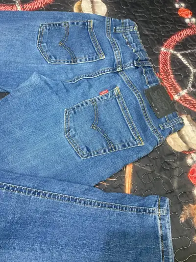 Jeans de mezclilla azul para hombre - miniatura 1