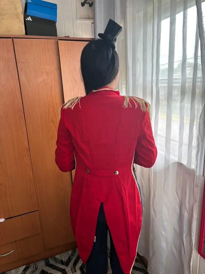 Disfraz de Presentador de Circo Rojo para Mujer - 2