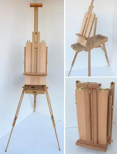 Caballete de Madera para Pintura Ajustable
