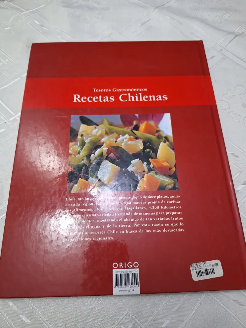 Libro Tesoros Gastronómicos Recetas Chilenas - 2
