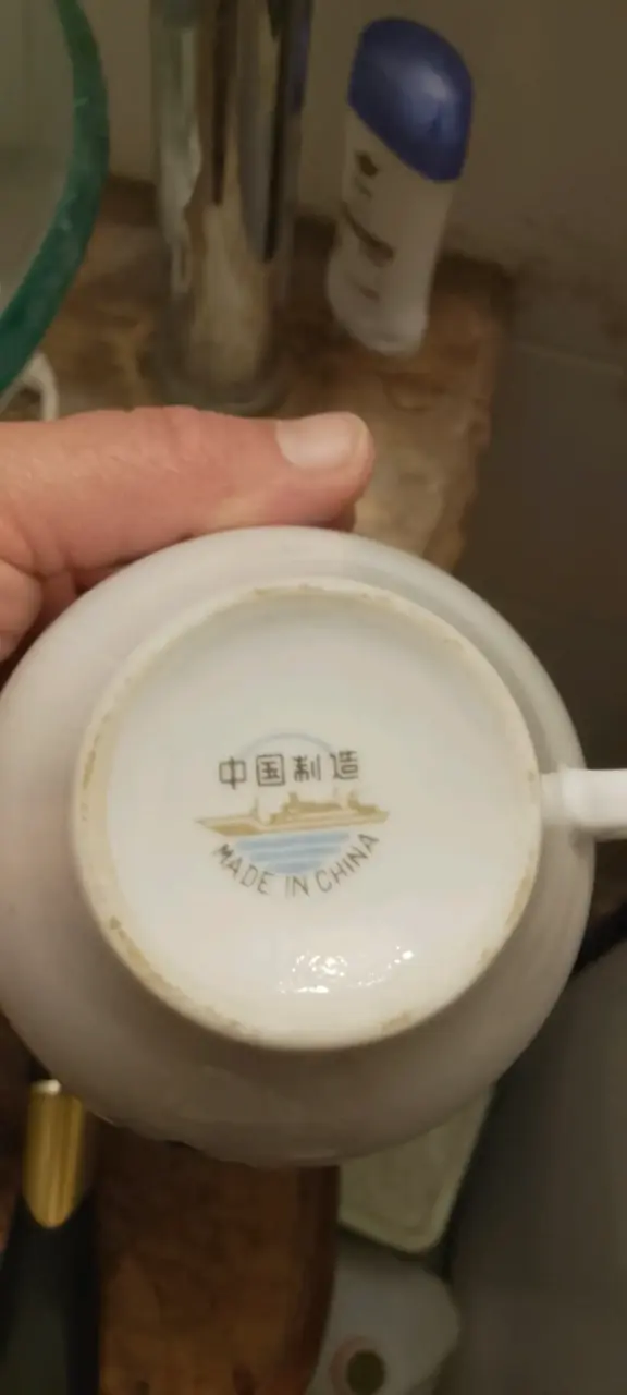 Juego de tazas de té con diseño floral - 3