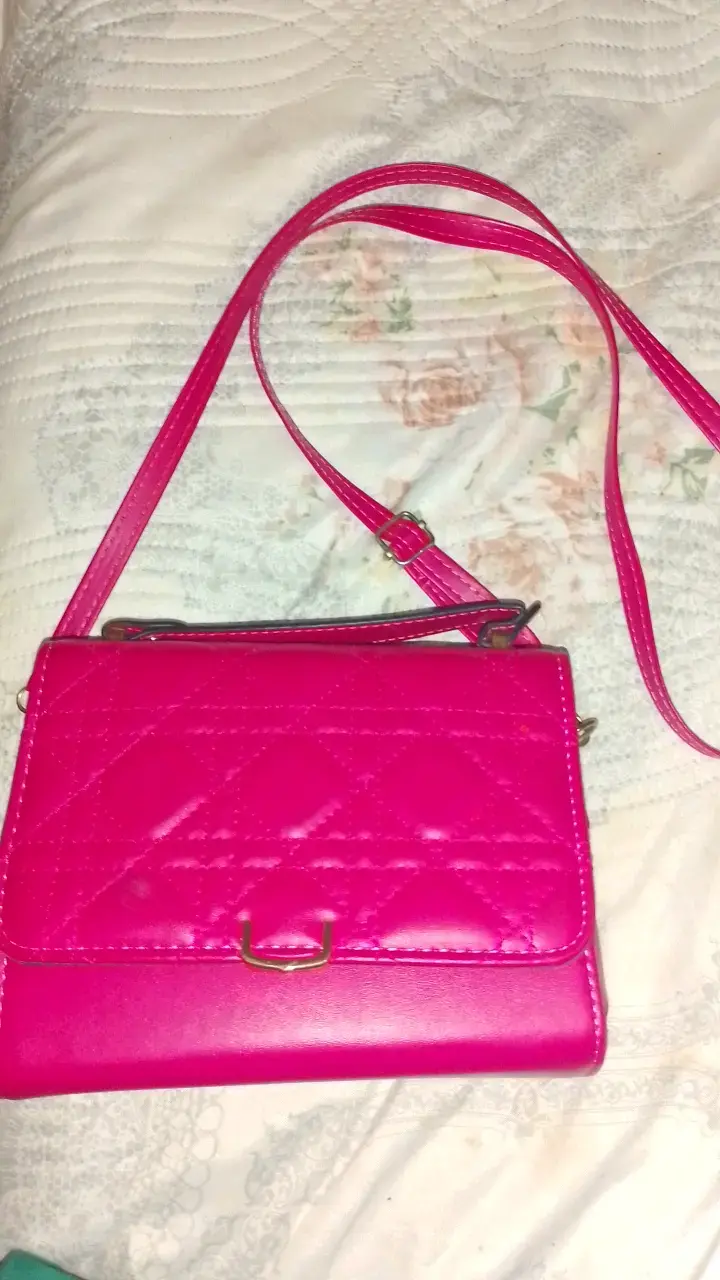 Cartera cruzada fucsia elegante - 1
