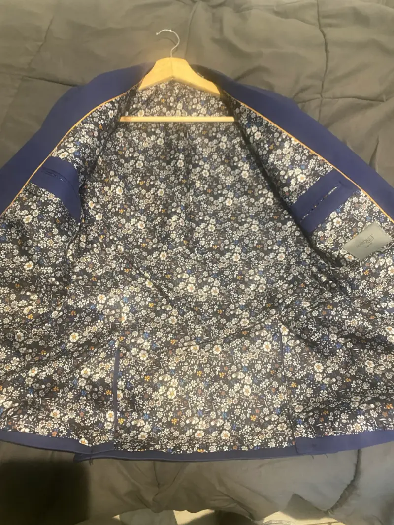 Blazer azul para hombre Marquis - 5