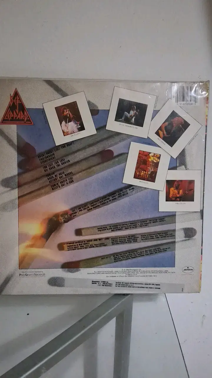 Vinilo Def Leppard Pyromania en buen estado - 2
