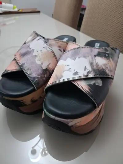 Sandalias plataforma estampadas mujer - miniatura 1