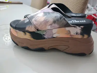Sandalias plataforma estampadas mujer - miniatura 2