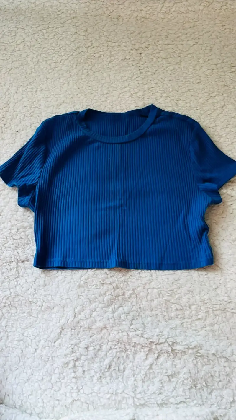 Conjunto de tops de encaje y algodón en varios colores - 3