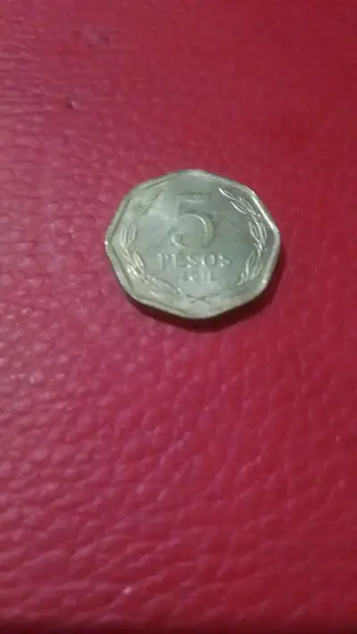Colección de monedas antiguas de 1 y 5  pesos - miniatura 5