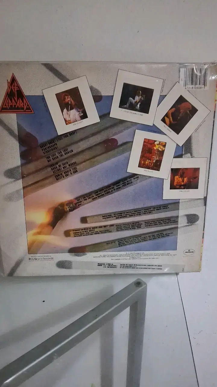 Vinilo Def Leppard Pyromania en buen estado - 2