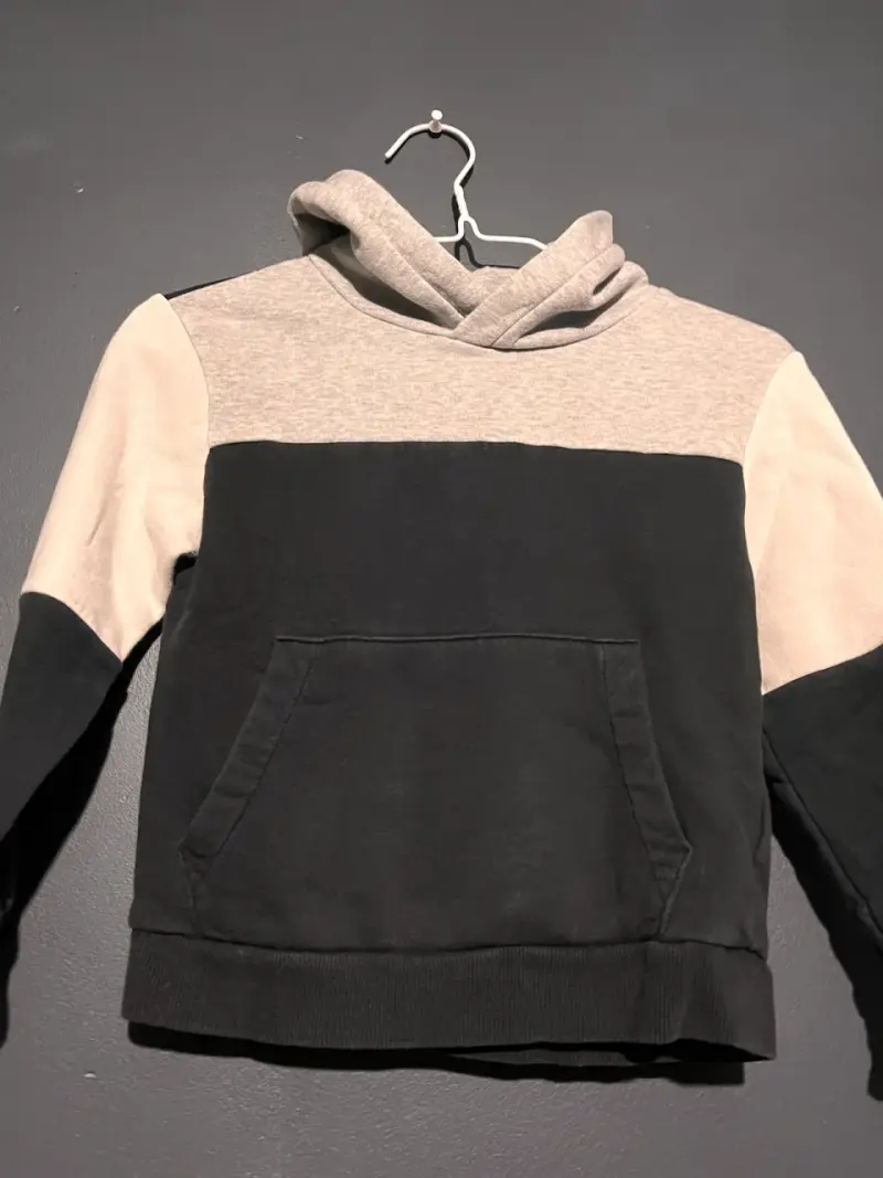 Polerón con capucha bicolor para niños - 1