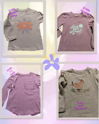 Vestido de niña 18-24 meses con estampado floral - miniatura 4