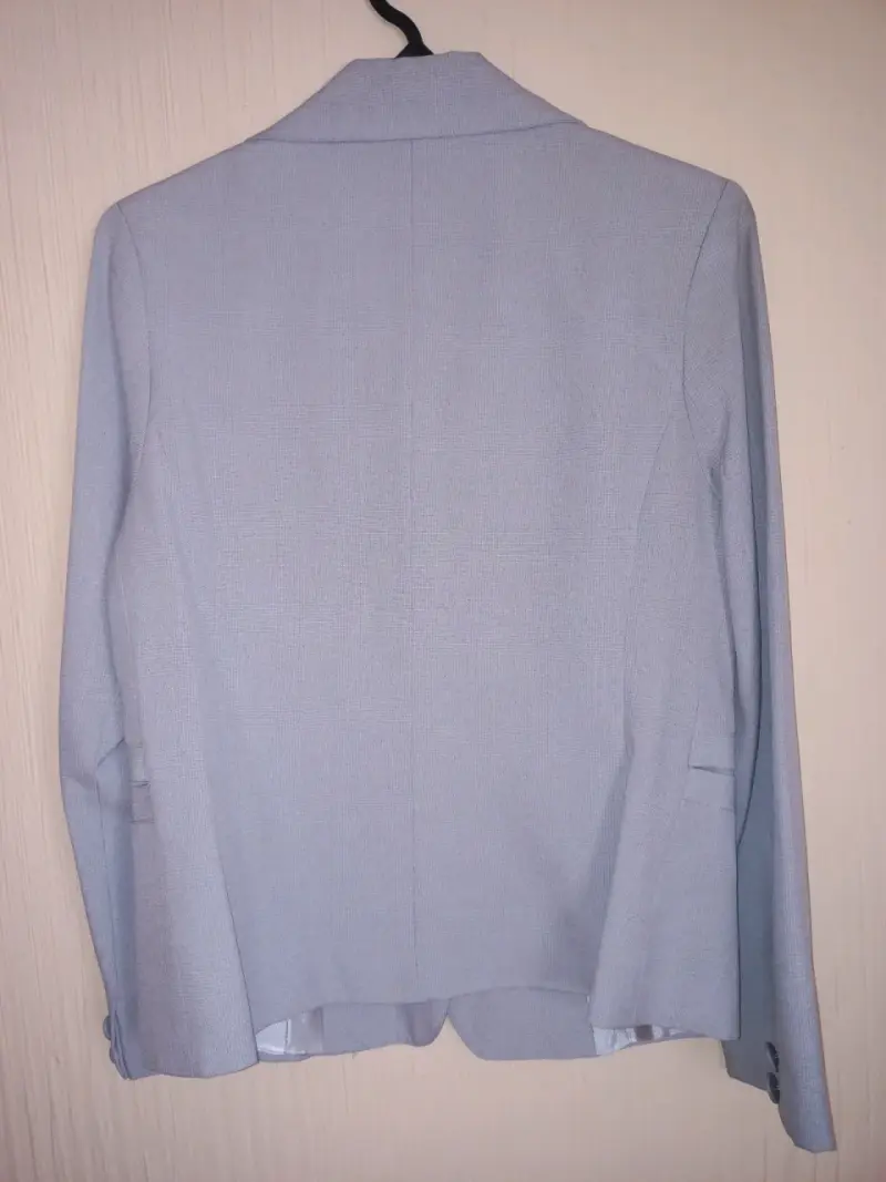 Blazer gris claro para mujer Adolfo talla 40 - 2