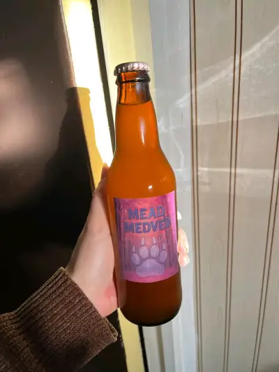 Botella de hidromiel Medved artesanal - miniatura 2