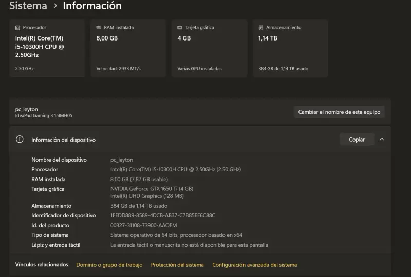 Laptop Lenovo Ideapad Gaming 3 - 2