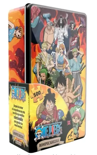 Rompecabezas One Piece 500 piezas en caja metálica - miniatura 1