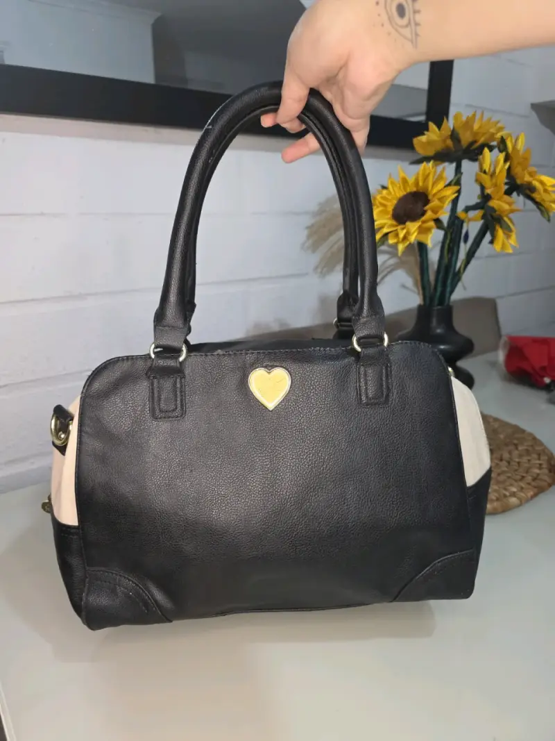 Bolso de mano negro - 1