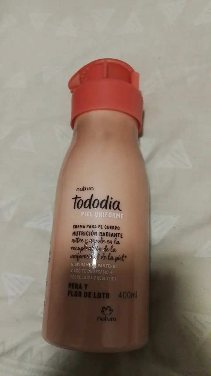 Crema Corporal Natura Tododia Pera y Flor de Loto