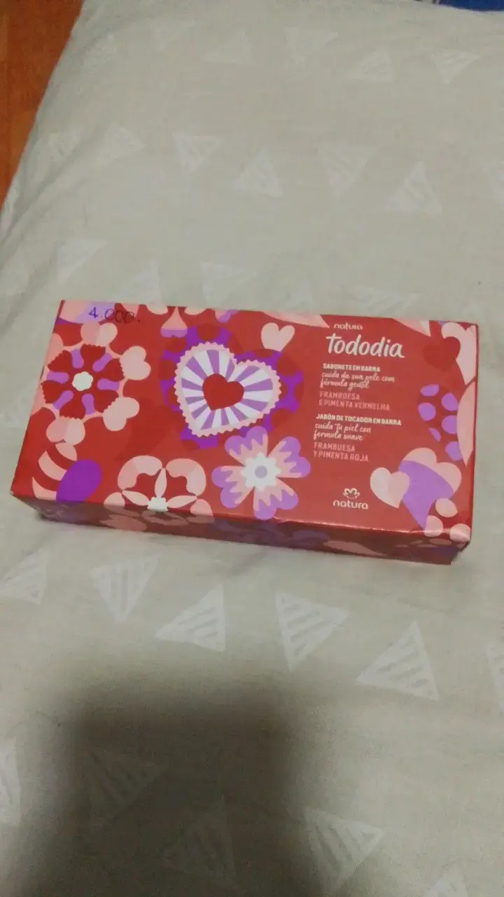Set de Jabones Natura Tododia Frambuesa y Pimienta