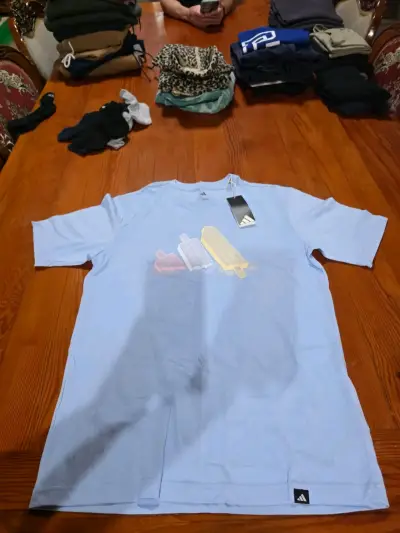 Polera Adidas Ice Tee Azul Talla M - miniatura 2