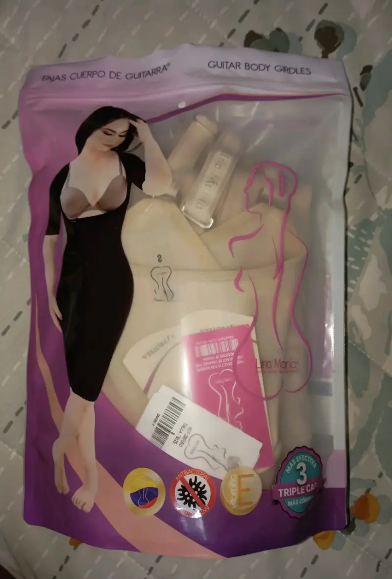 Faja reductora cuerpo de guitarra beige