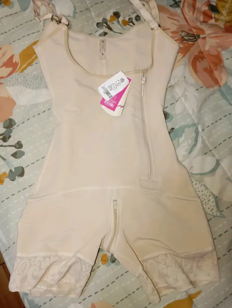 Faja reductora cuerpo de guitarra beige - 2
