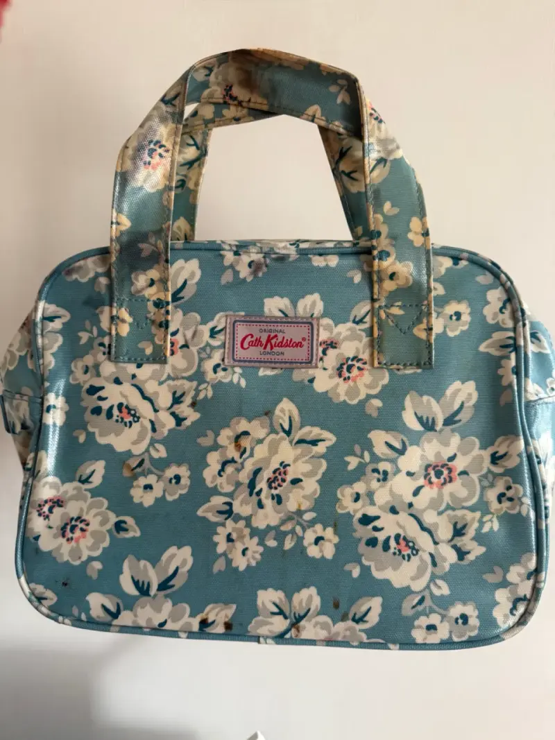 Bolso de mano floral Cath Kidston azul - 1
