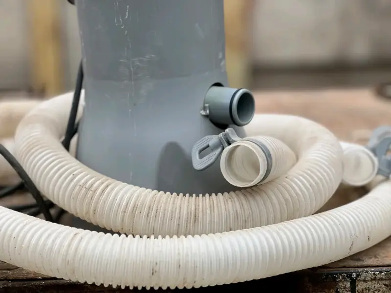 Filtro de piscina con mangueras y conexiones - 3