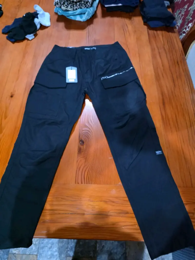 Pantalones cargo negros nuevos talla 32/42 - 3