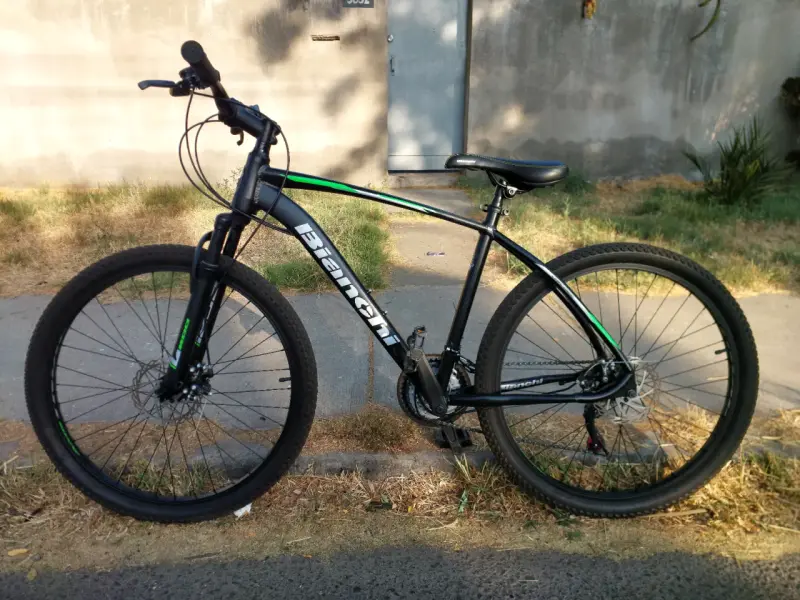 Bicicleta Bianchi mountain bike Negra y Verde - 6