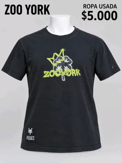 Polera Zoo York negra con diseño gráfico - miniatura 2