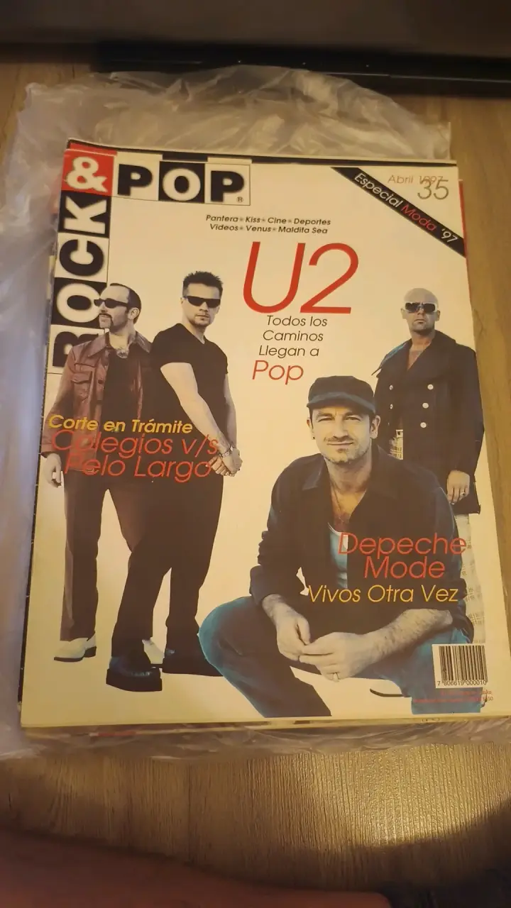 Revista Rock & Pop U2 Especial Moda 1997
