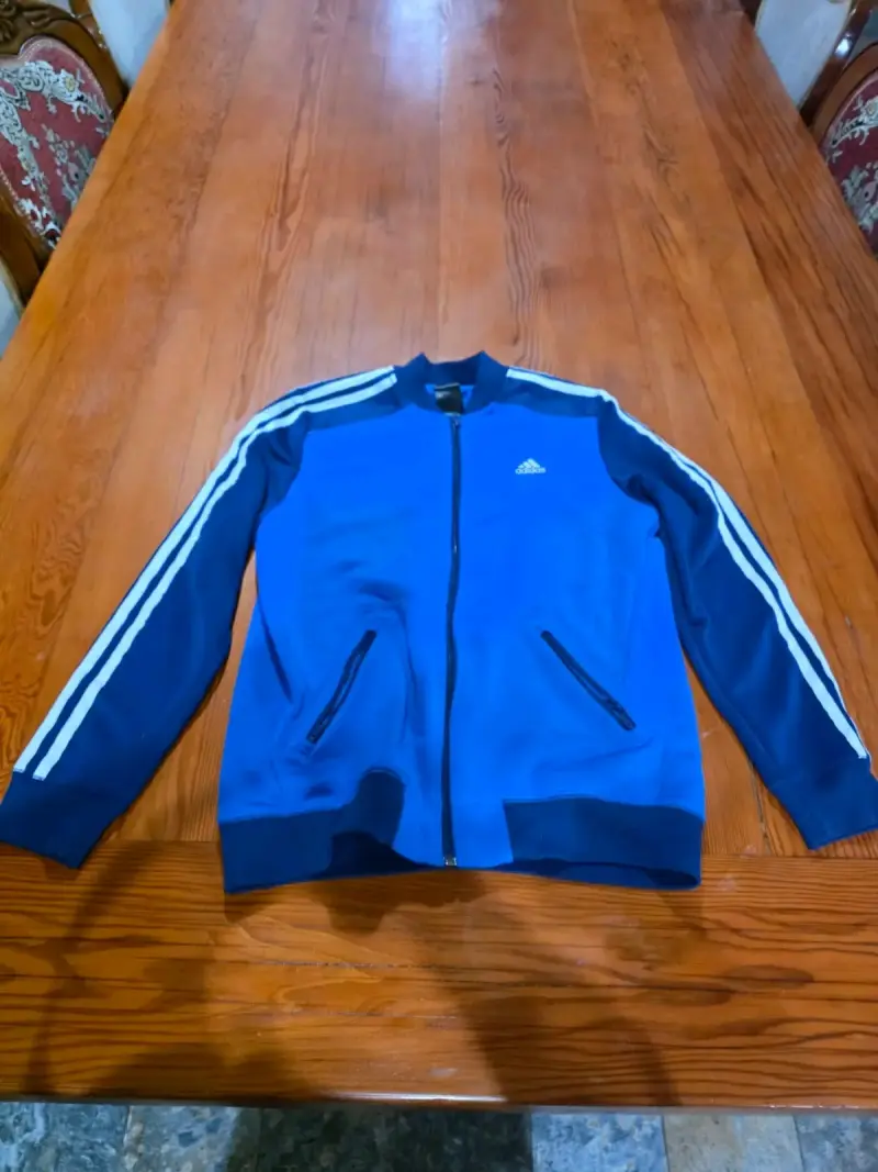 Chaqueta deportiva azul Adidas para niños - 2