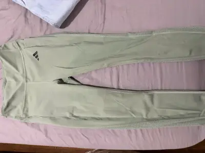 Leggings deportivos verdes Adidas para mujer - miniatura 1
