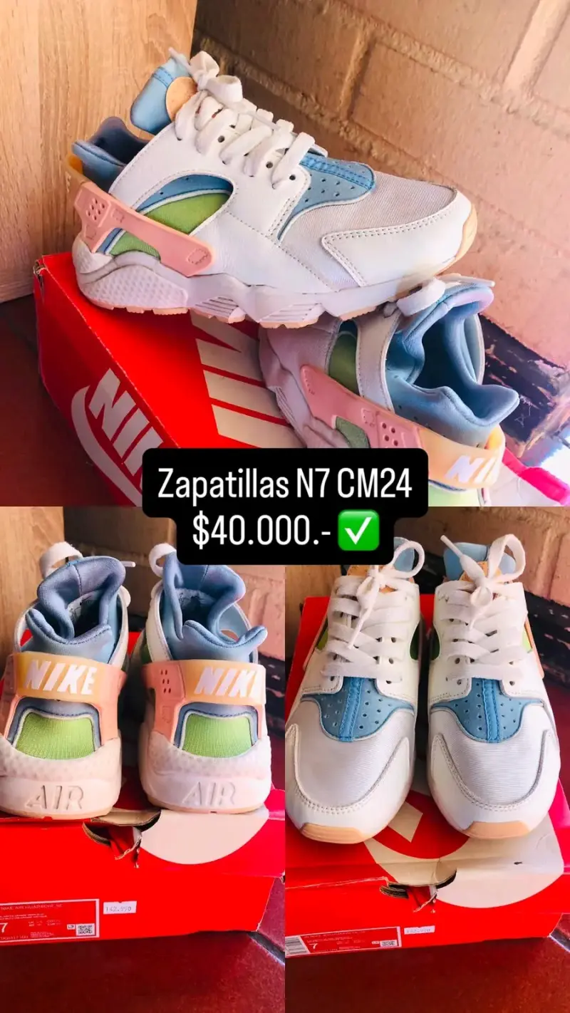 Zapatillas Nike Air Huarache SE multicolor talla 7 - 4