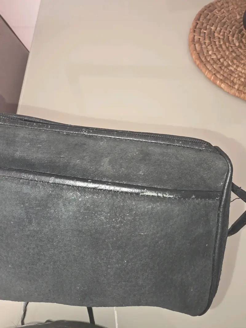 Cartera de cuero negra pequeña - 3