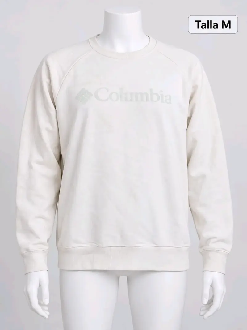 Polerón Columbia blanco talla M - 1