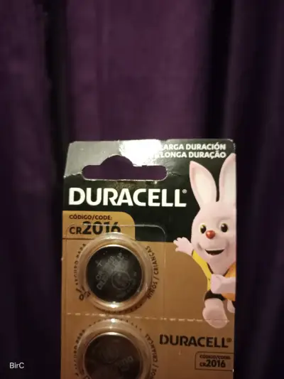 5 Pilas de botón Duracell CR2016 de larga duración - miniatura 1