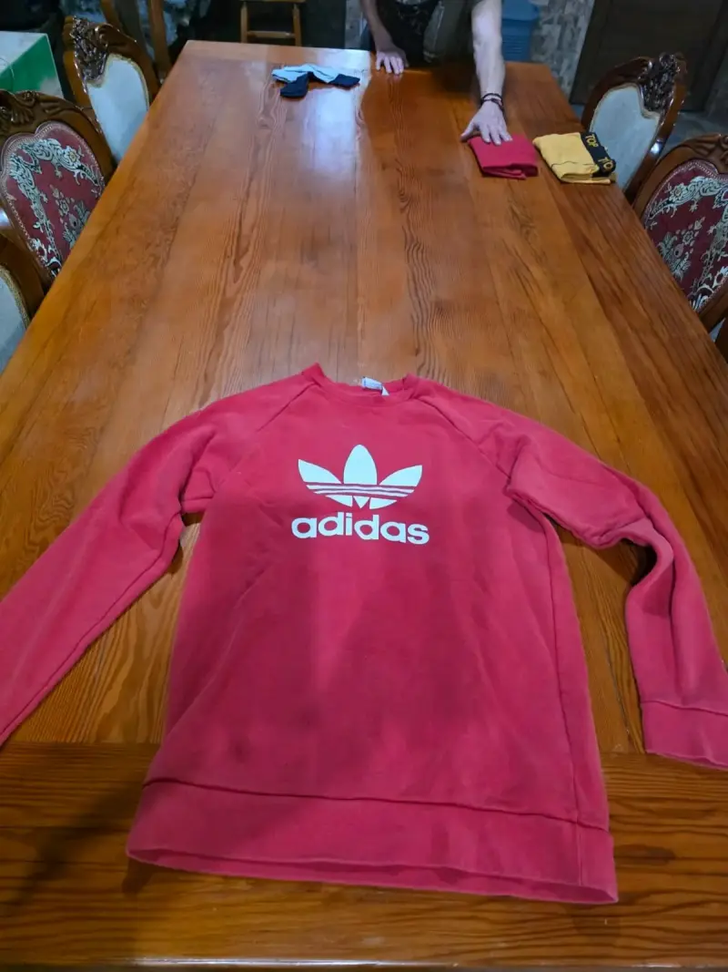 Polerón Adidas rojo para mujer talla S - 2
