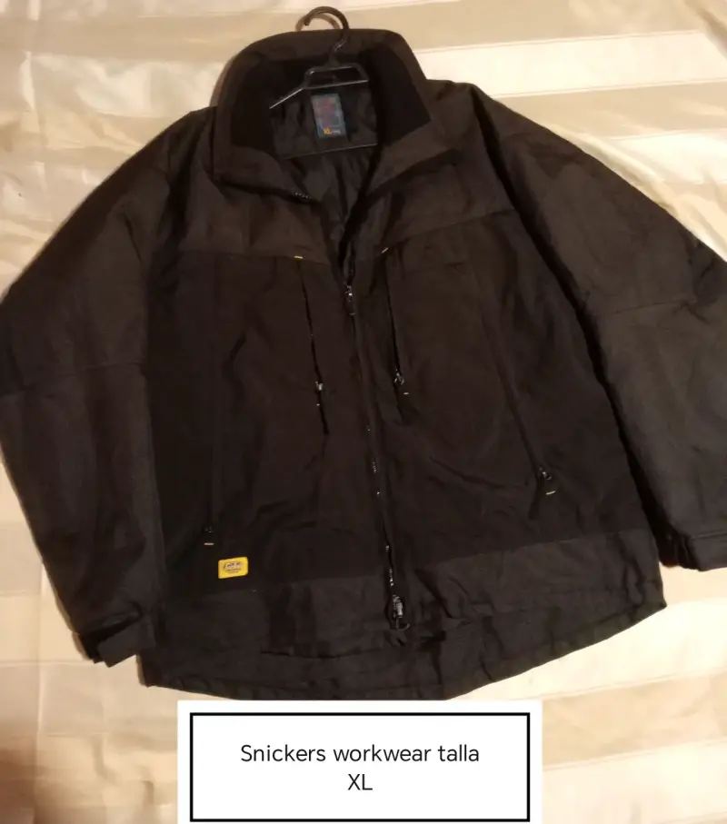 Chaqueta de trabajo negra Snickers talla XL