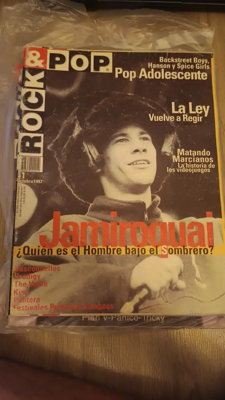 Revista Rock & Pop Octubre 1997 con Jamiroquai