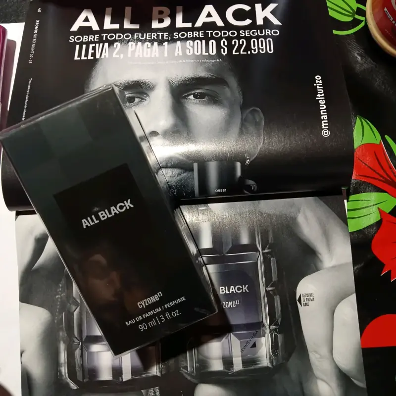 Perfume All Black Cyzone 90 ml