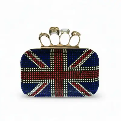 Clutch LYDC London Union Jack con Cristales y Cala - miniatura 1