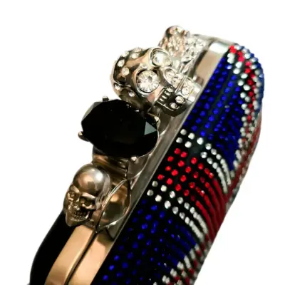 Clutch LYDC London Union Jack con Cristales y Cala - miniatura 3