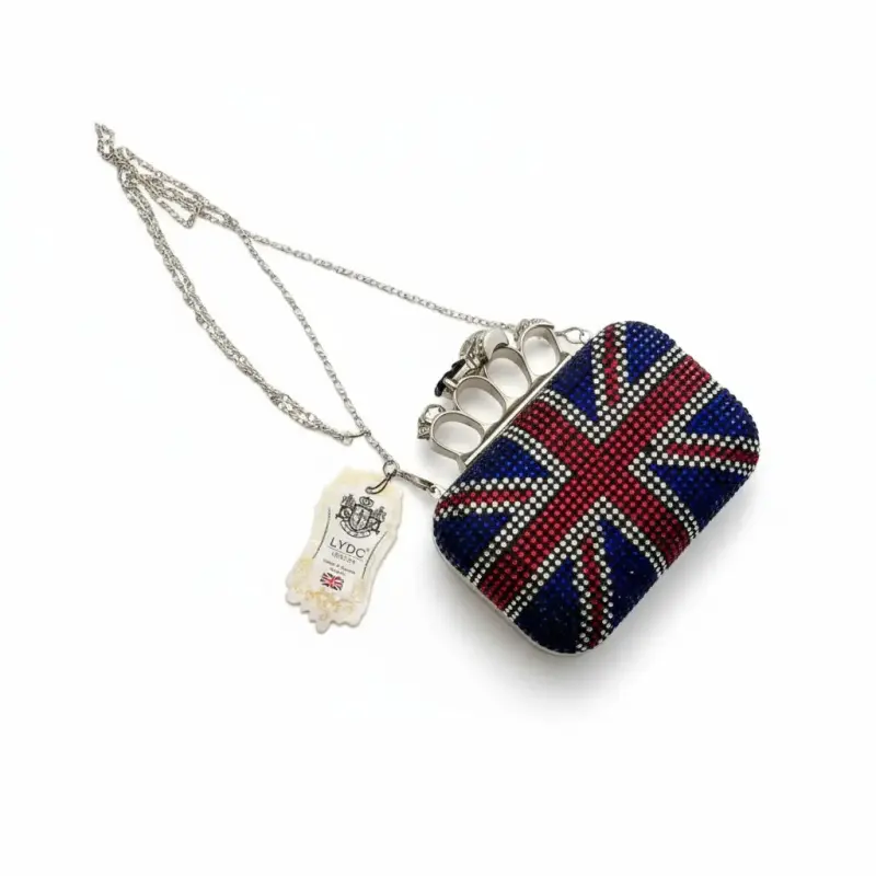 Clutch LYDC London Union Jack con Cristales y Cala - 4
