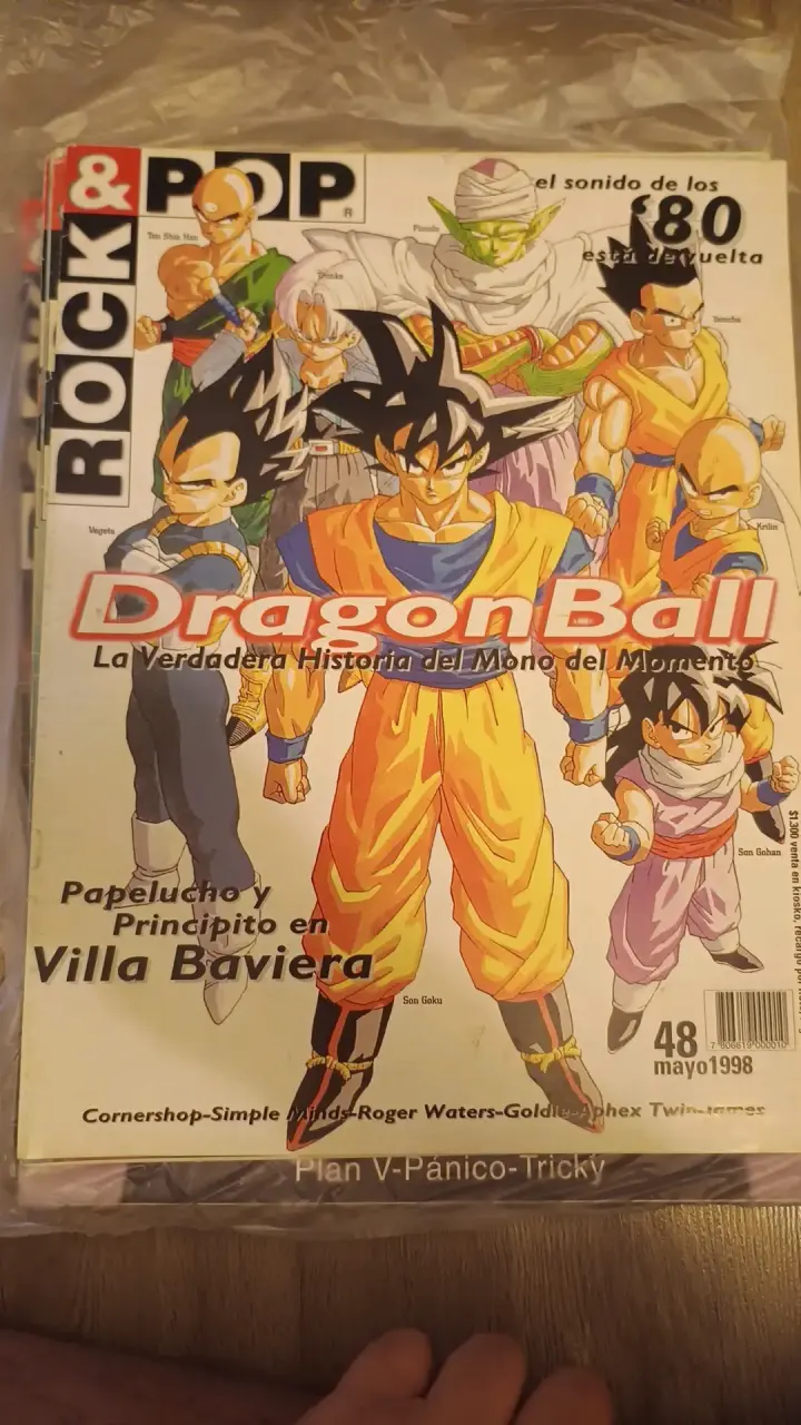 Revista Rock & Pop Dragon Ball edición mayo 1998