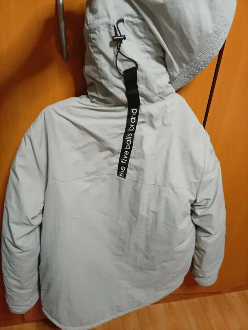 Chaqueta Diadora gris con capucha - 2