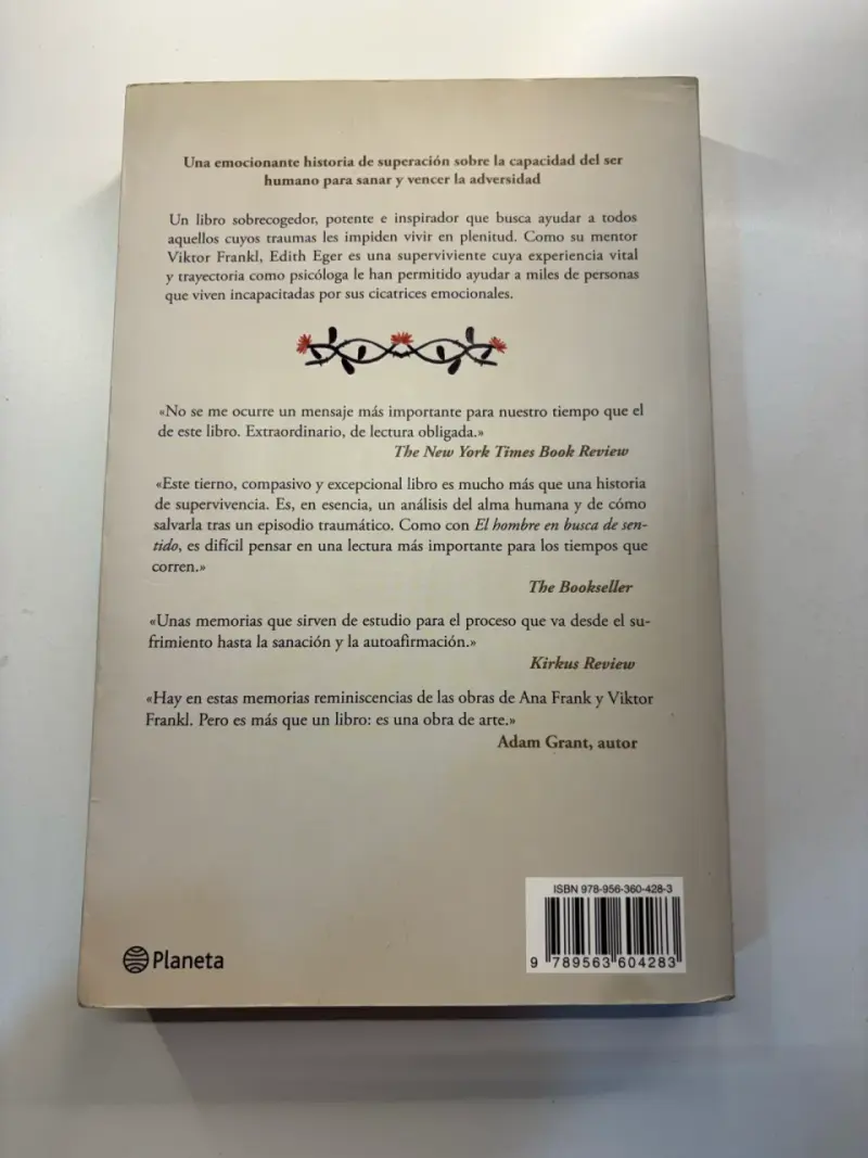 Libro La Bailarina de Auschwitz por Edith Eger - 3