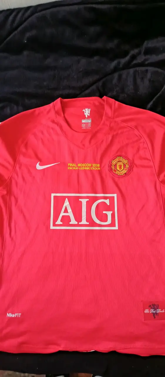 Camiseta Manchester United Final Moscú 2008 - 2