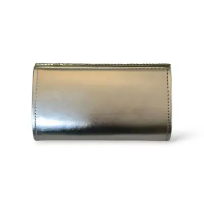 Cartera Clutch Plateado con Cristales Mujer Fiesta - miniatura 2